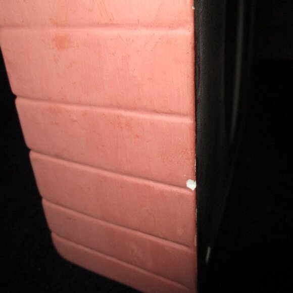 Vintage Ceramic Holland Mold Holiday Fireplace with Stockings Hand-Painted - Picture 7 of 7